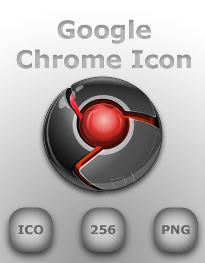 Google Chrome Icon Red
