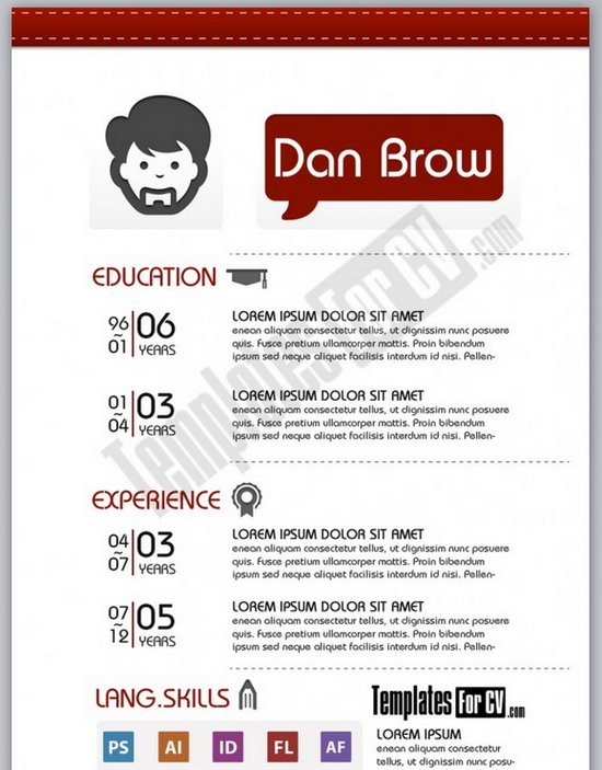 Graphic Design Resume Template