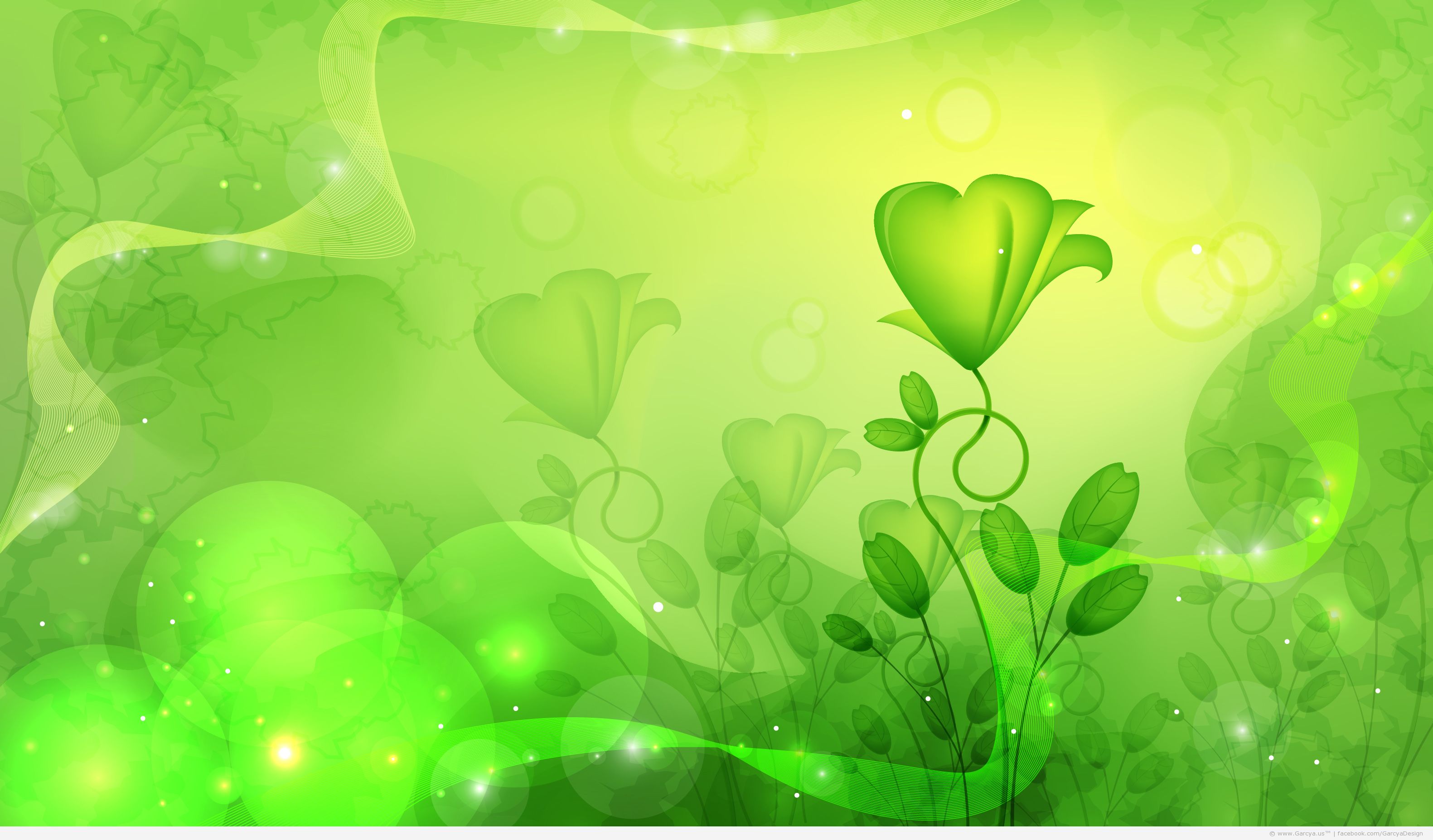 Green Abstract Website Background