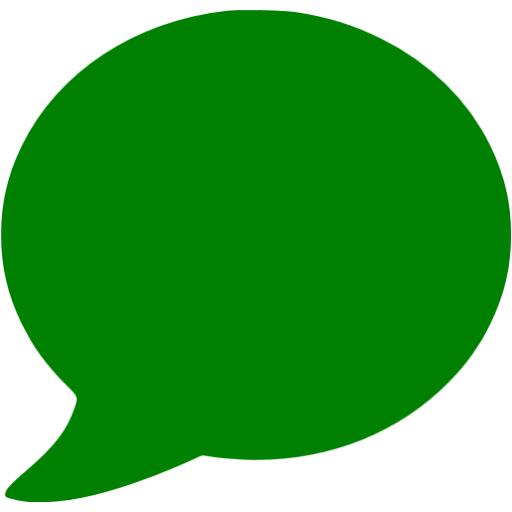 14 Green Talk Bubble Icon Images