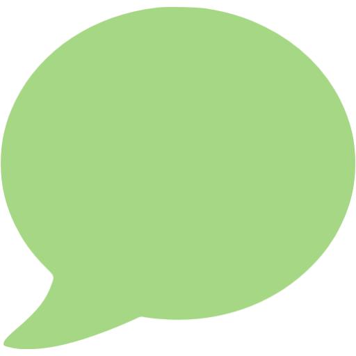 Green Speech Bubble Icon