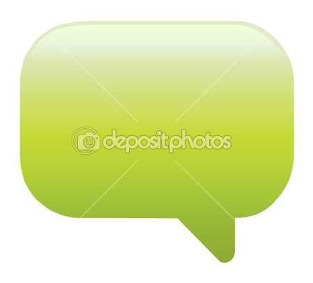 Green Speech Bubble Icon