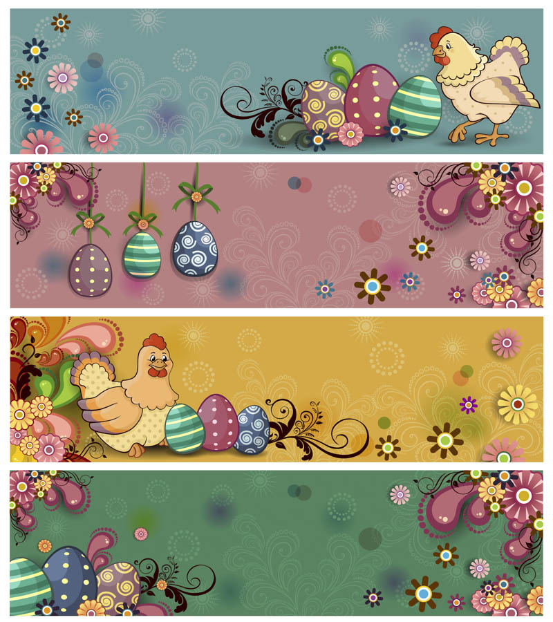 Happy Easter Banner Templates