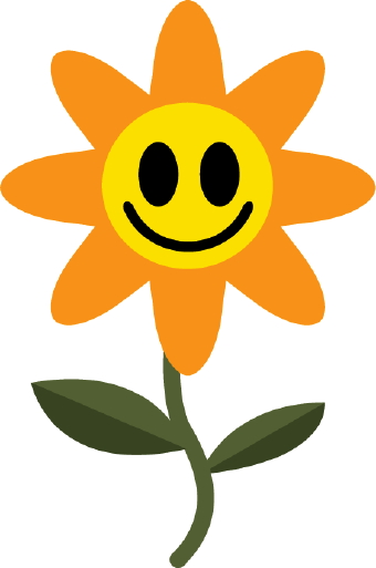 Happy Flower Clip Art