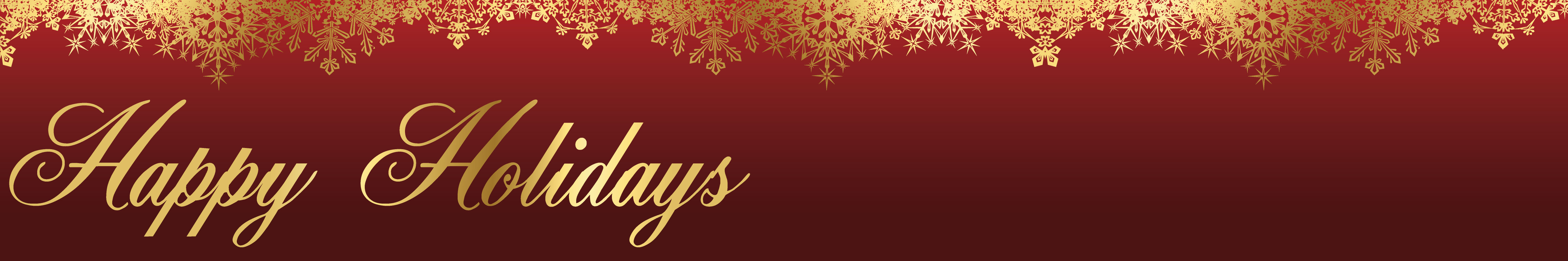 Happy Holidays Banner Design