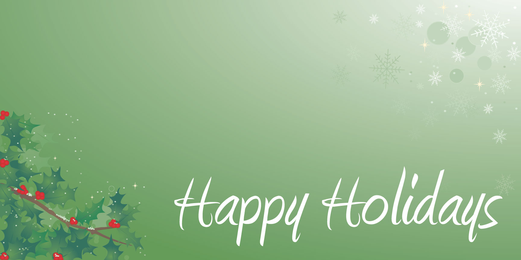 Happy Holidays Banner Template