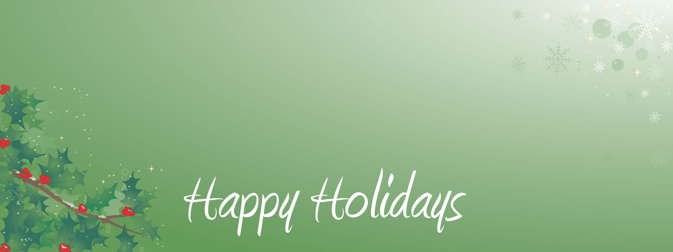 Happy Holidays Banner Template