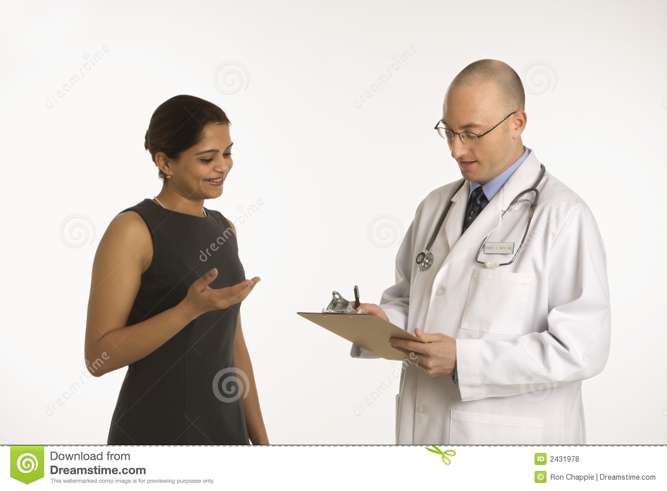 Indian Doctor and Patient Indian Doctor and Patient