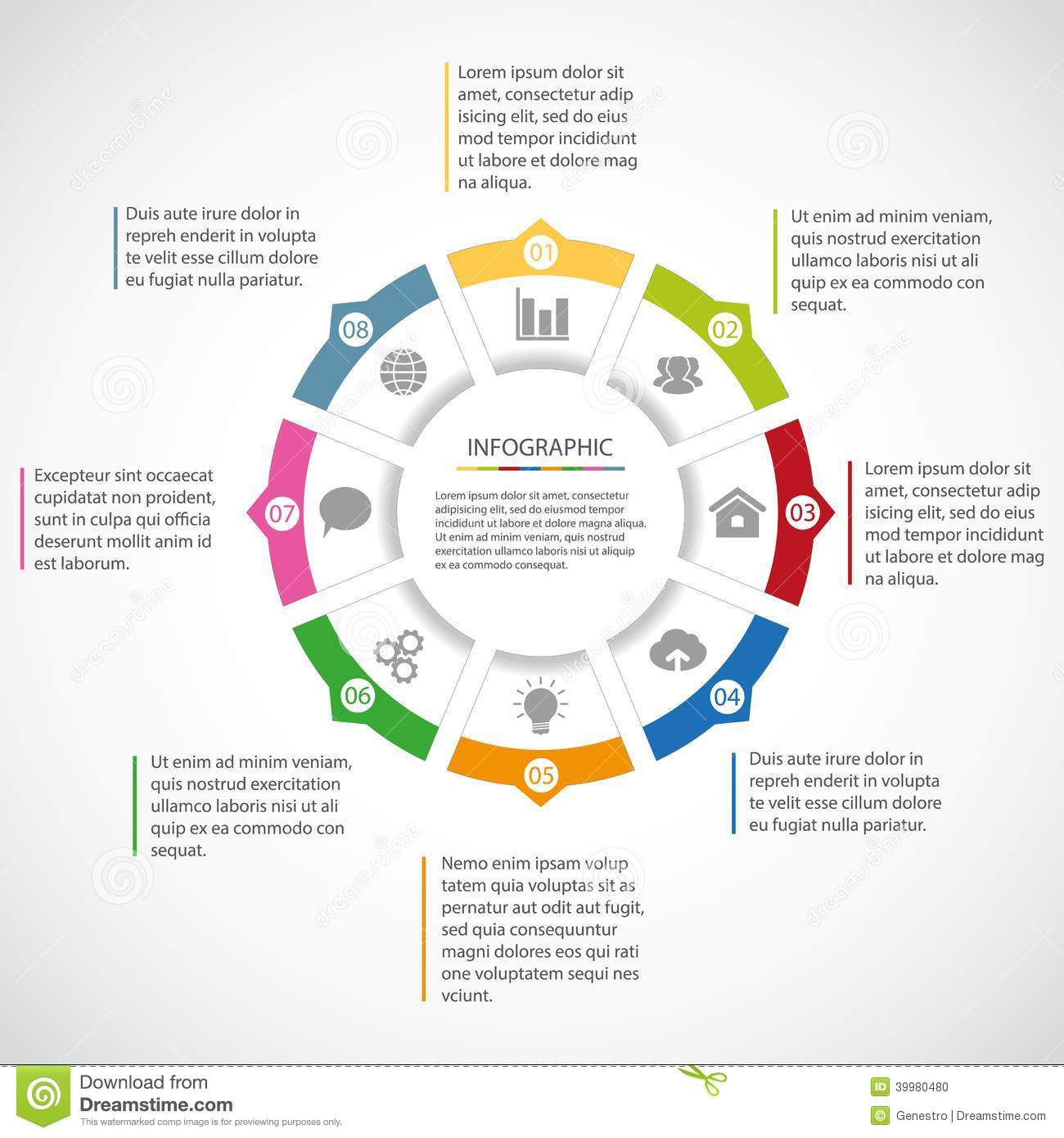 Infographic Circle Template