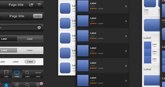15 IPhone UI PSD Images