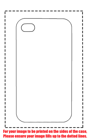 iPhone 4 Case Template Printable