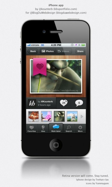 iPhone Interface Design