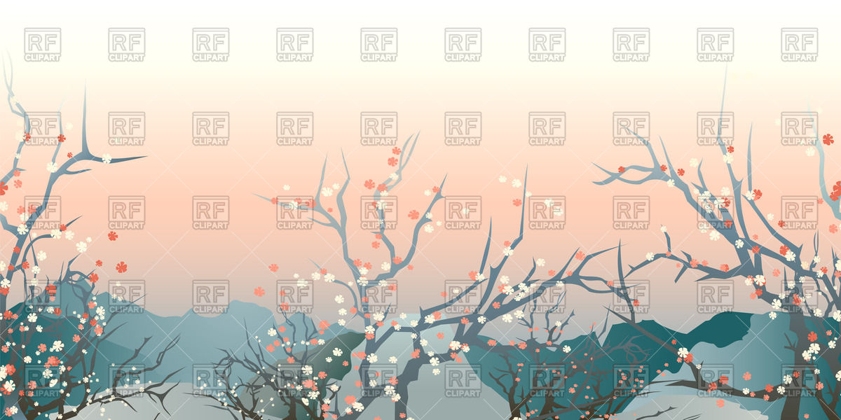 Japanese Landscape Vector