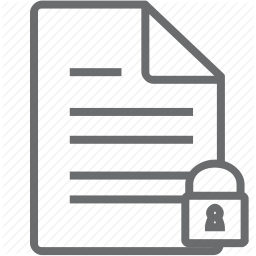 Locked File Icon Locked File Icon