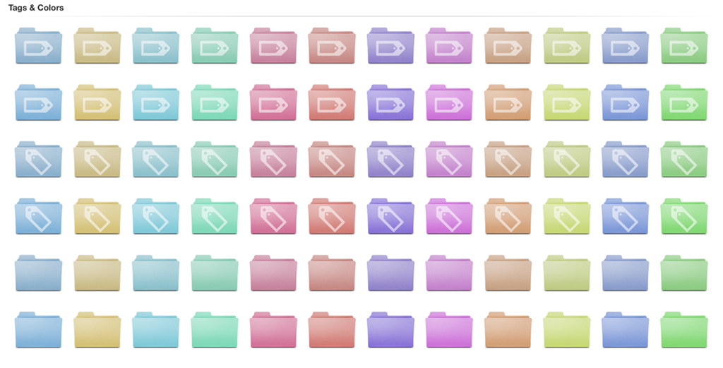 Mac Color Folders Icon