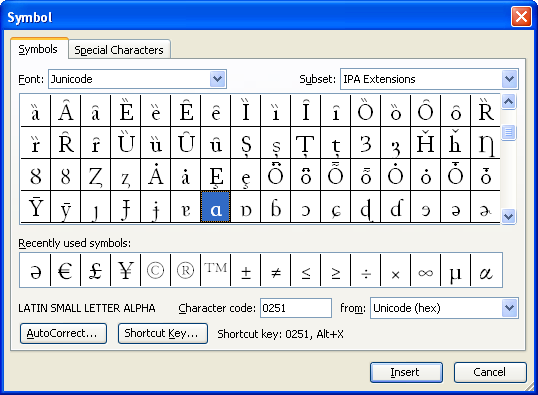 Microsoft Office Symbols Font Microsoft Office Symbols Font