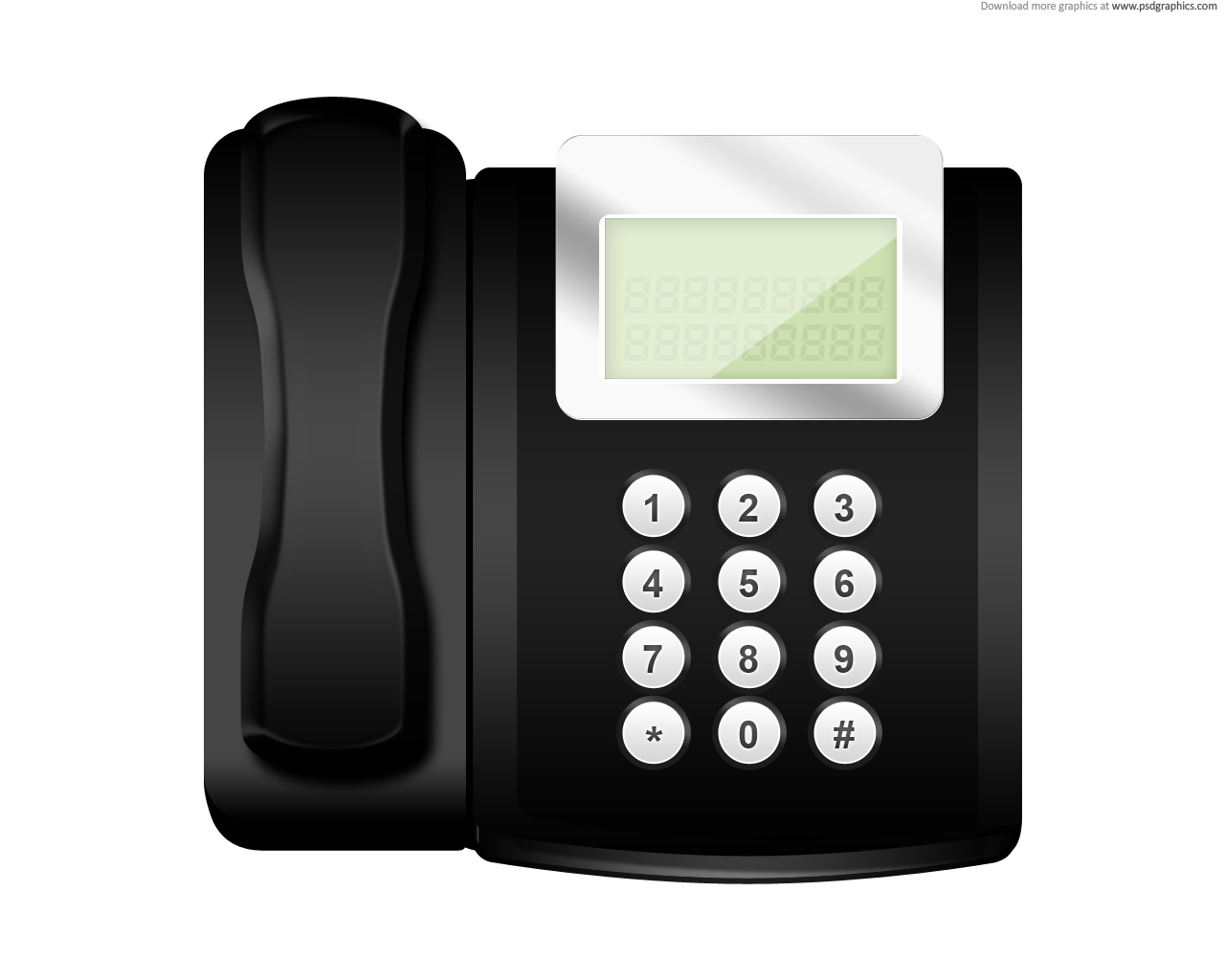 Modern Telephone Icon Modern Telephone Icon