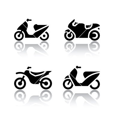 Motorcycle Vector Icons