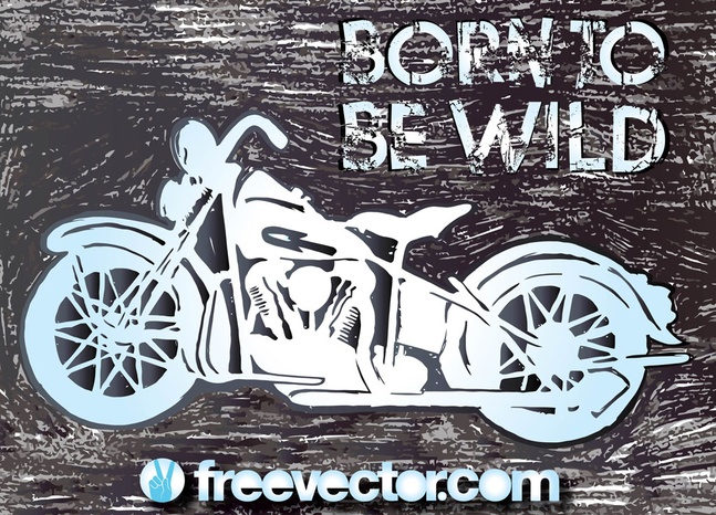 Motorcycle Vector Illustration