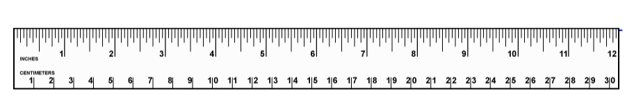 Number Line Fractions On a Ruler