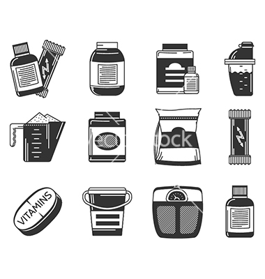 Nutrition Icons Vector Free