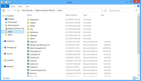 Offline Files Folders Windows 8 Pro Upgrade to 8.1
