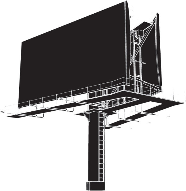 Outdoor Billboard Vector