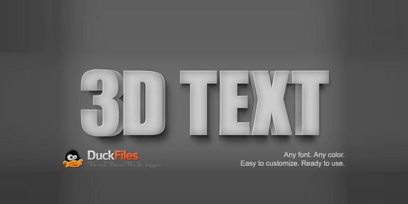 Photoshop Text Styles & Effects