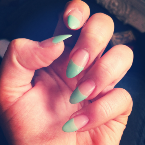 Pointed Acrylic Nails Tumblr