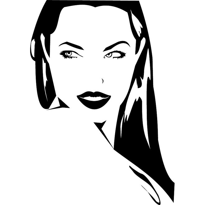 Pretty Girl Face Clip Art Vector Pretty Girl Face Clip Art Vector