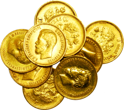 PSD Gold Coins