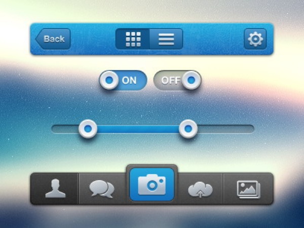PSD iPhone UI Design