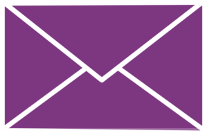 Purple Email Icon Clip Art Mail