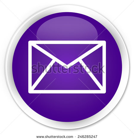 Purple Email Logo Icon