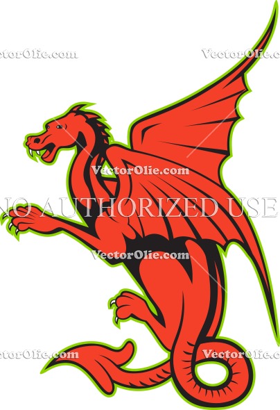 Red Dragon Clip Art