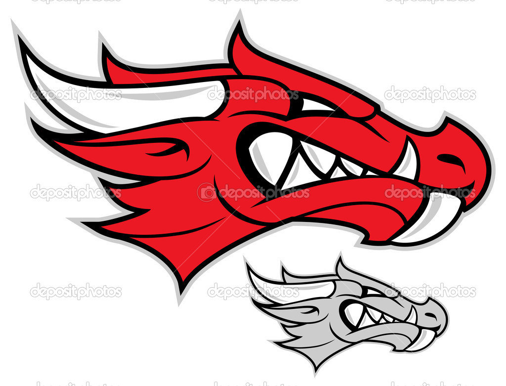 Red Dragon Head Logo