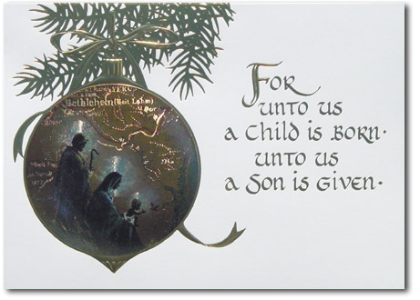 Religious Christmas Card Clip Art