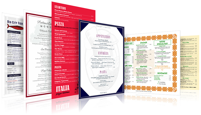 Restaurant Menu Design Templates