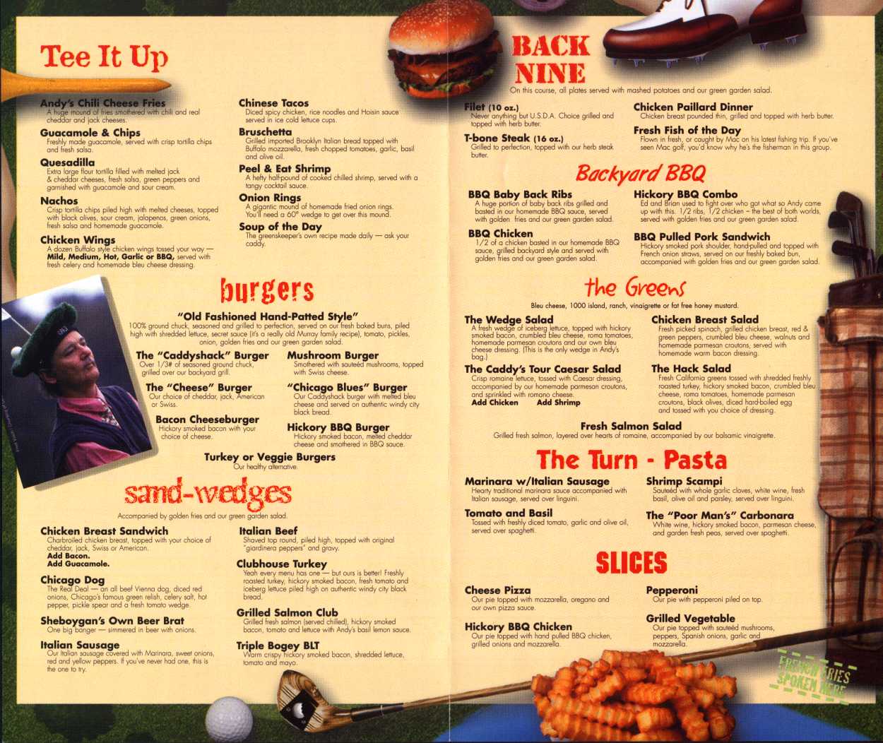 Restaurant Menu Examples