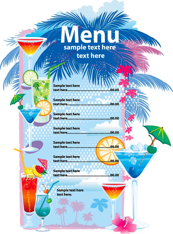 Restaurant Menu Templates Free