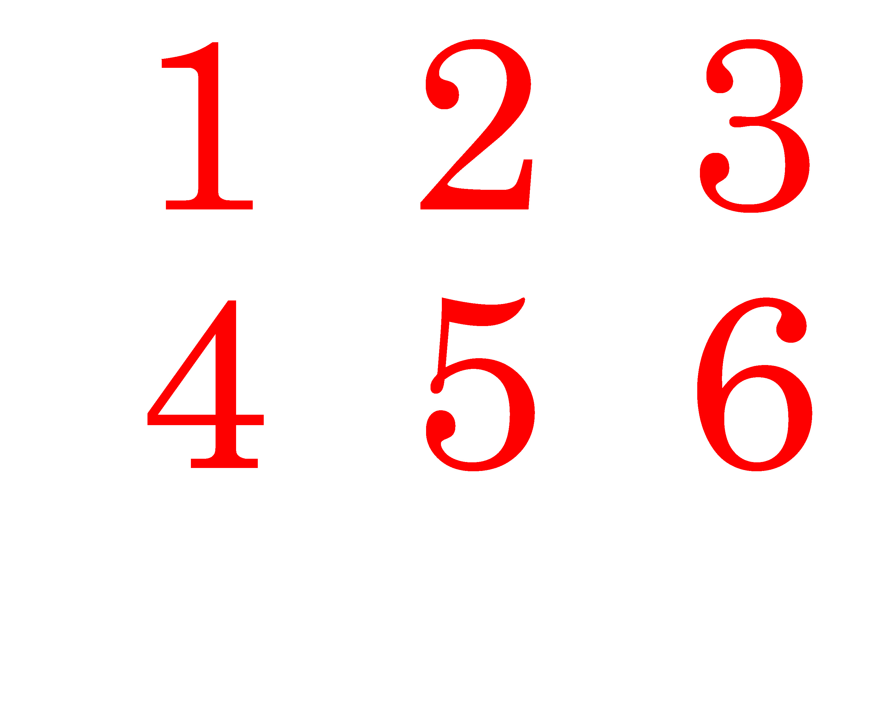 Ruler Number Font