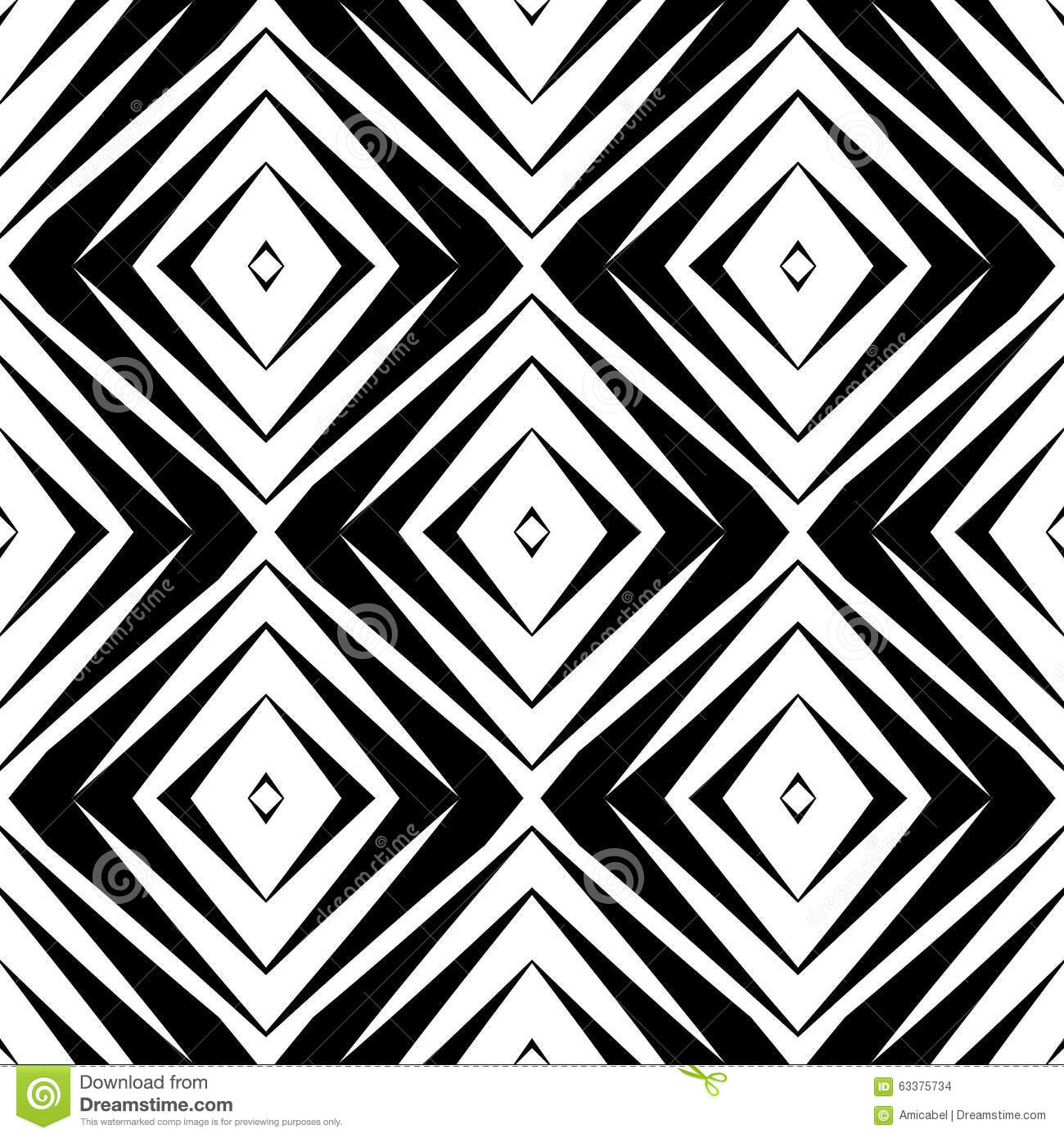 Seamless Patterns Geometric Diamond