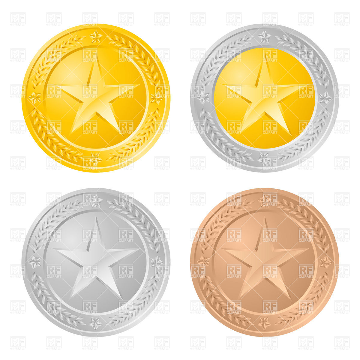 Silver Coins Clip Art Free