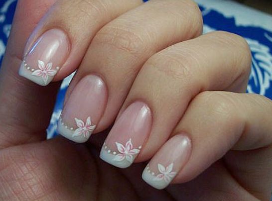 Simple French Manicure Nail Design