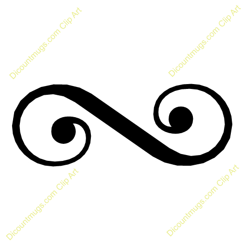 Simple Swirl Design Clip Art