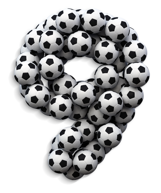 Soccer Ball Letter Font