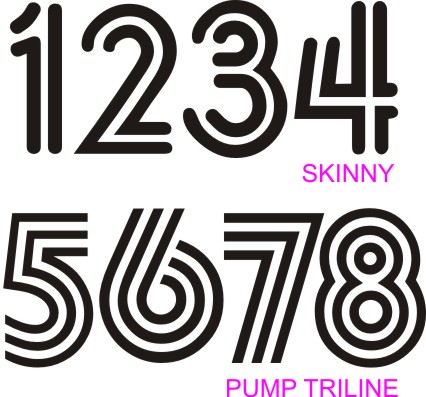 Soccer Number Fonts