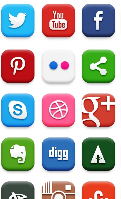 Social Media Icons Free