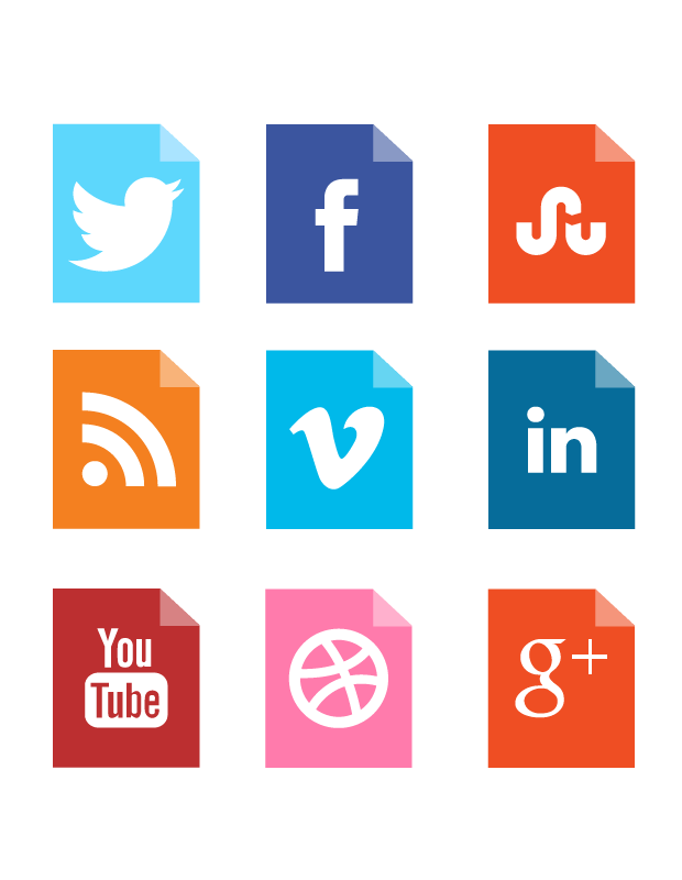 Social Media Icons Vector