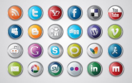 Social Media Icons Vector